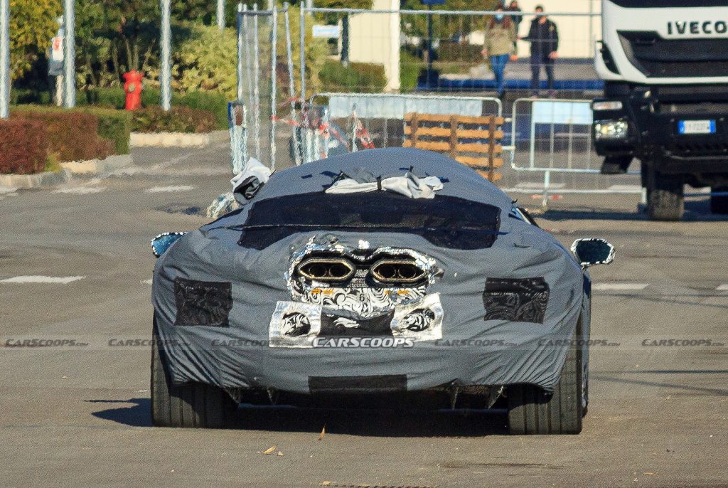 Lamborghini Aventador Replacement Spied With Wild Exhaust Pipes | Carscoops
