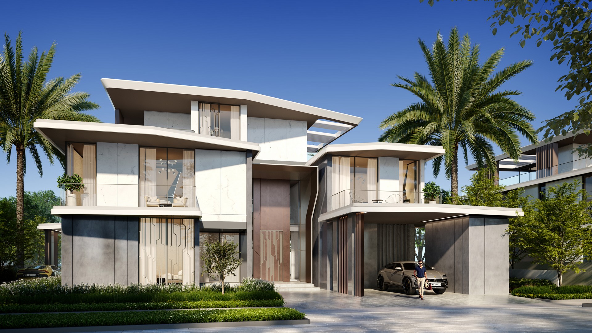 These Lamborghini-Inspired Luxury Villas Are Peak Dubai
