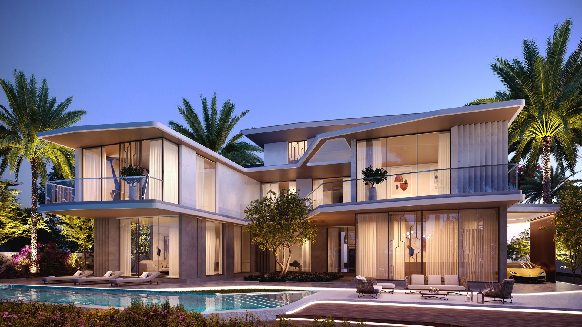 These Lamborghini-Inspired Luxury Villas Are Peak Dubai
