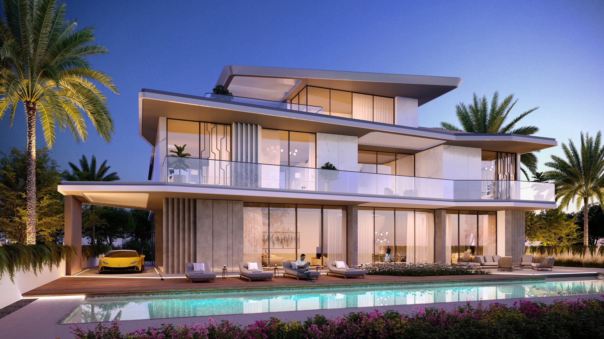 These Lamborghini-Inspired Luxury Villas Are Peak Dubai