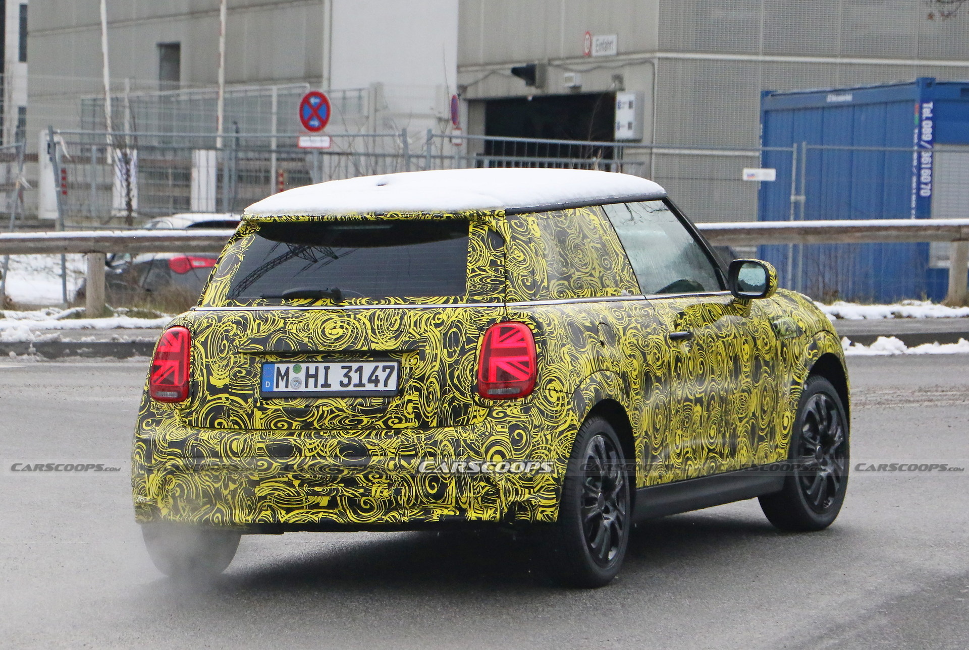 What Is MINI Testing Under The Body Of Current Hatch?