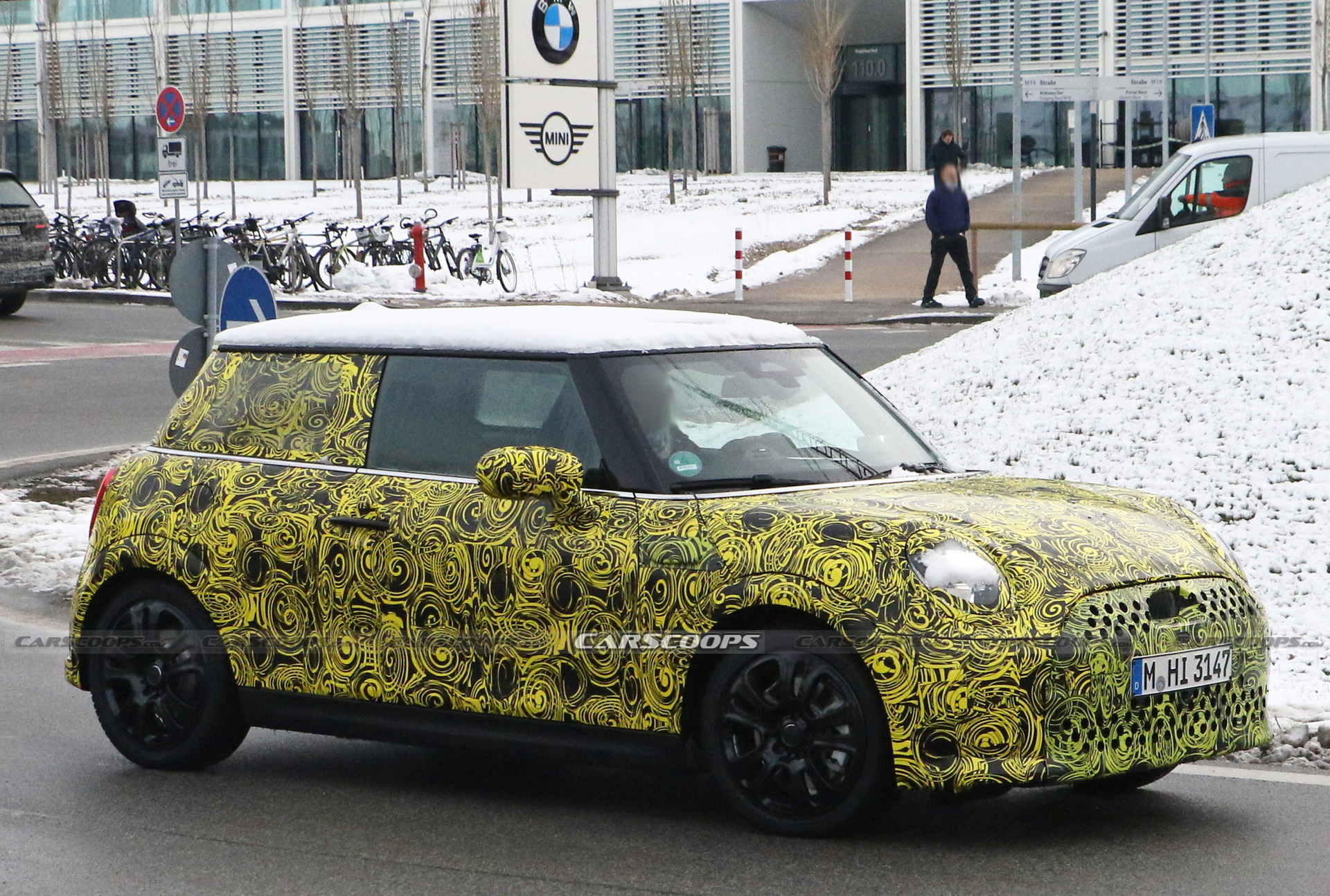 What Is MINI Testing Under The Body Of Current Hatch?