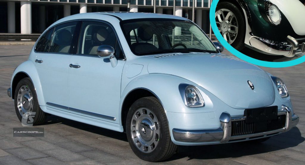 Production ORA Ballet Cat Pulls A Clark Kent Move To Hide Its VW Beetle Identity And Appeal To Females