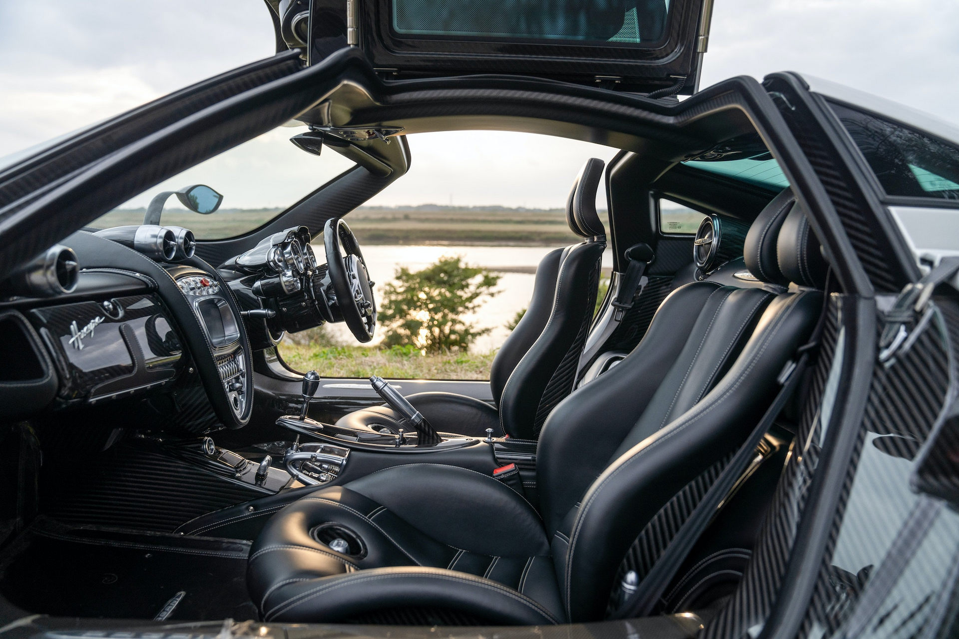 Rare Pagani Huayra With The $180k Pacchetto Tempesta Package Hits The Market