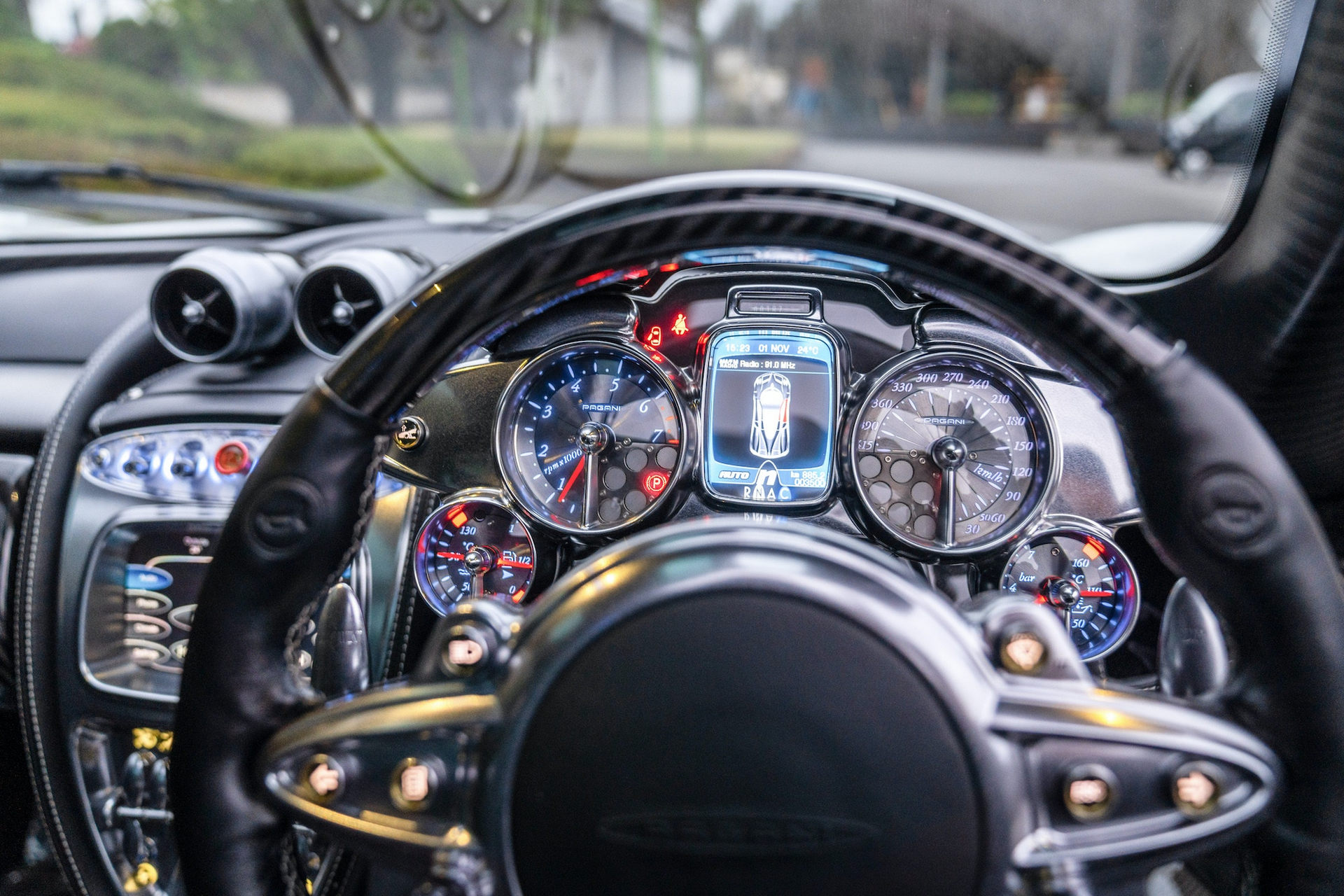 Rare Pagani Huayra With The $180k Pacchetto Tempesta Package Hits The Market