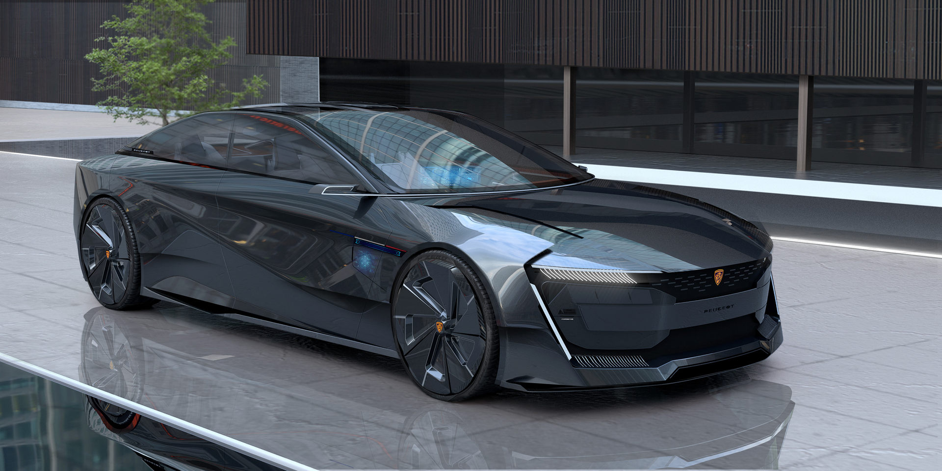 Peugeot 605 Presence Is A Chilean Designer’s Render For A Flagship Luxury Electric Sedan