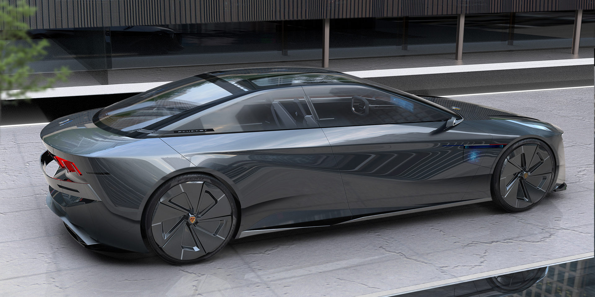 Peugeot 605 Presence Is A Chilean Designer’s Render For A Flagship Luxury Electric Sedan