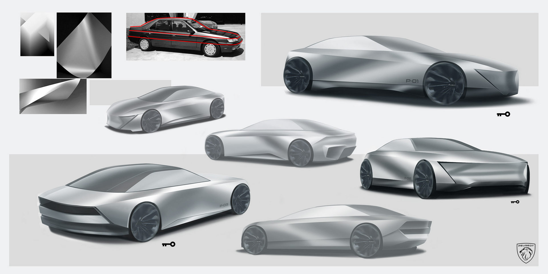 Peugeot 605 Presence Is A Chilean Designer’s Render For A Flagship Luxury Electric Sedan