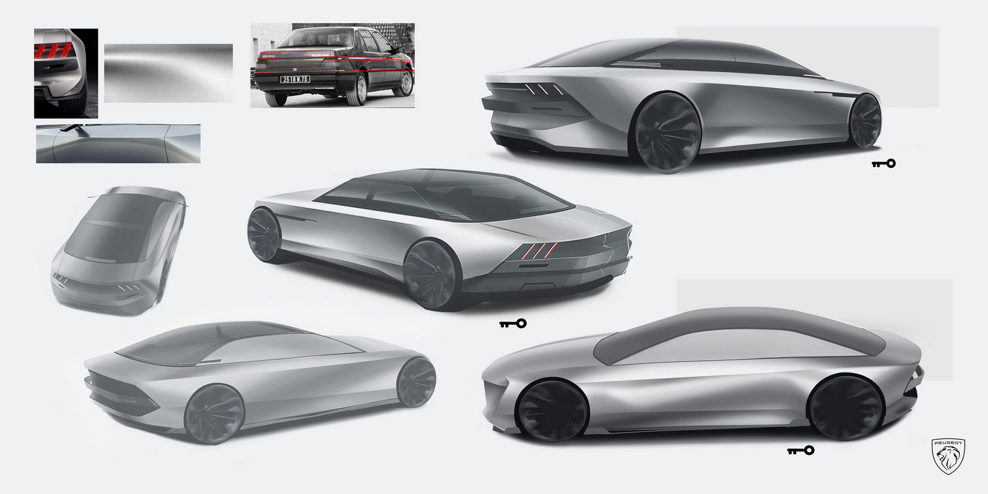 Peugeot 605 Presence Is A Chilean Designer’s Render For A Flagship Luxury Electric Sedan