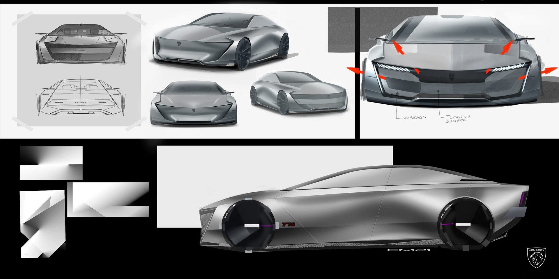 Peugeot 605 Presence Is A Chilean Designer’s Render For A Flagship Luxury Electric Sedan