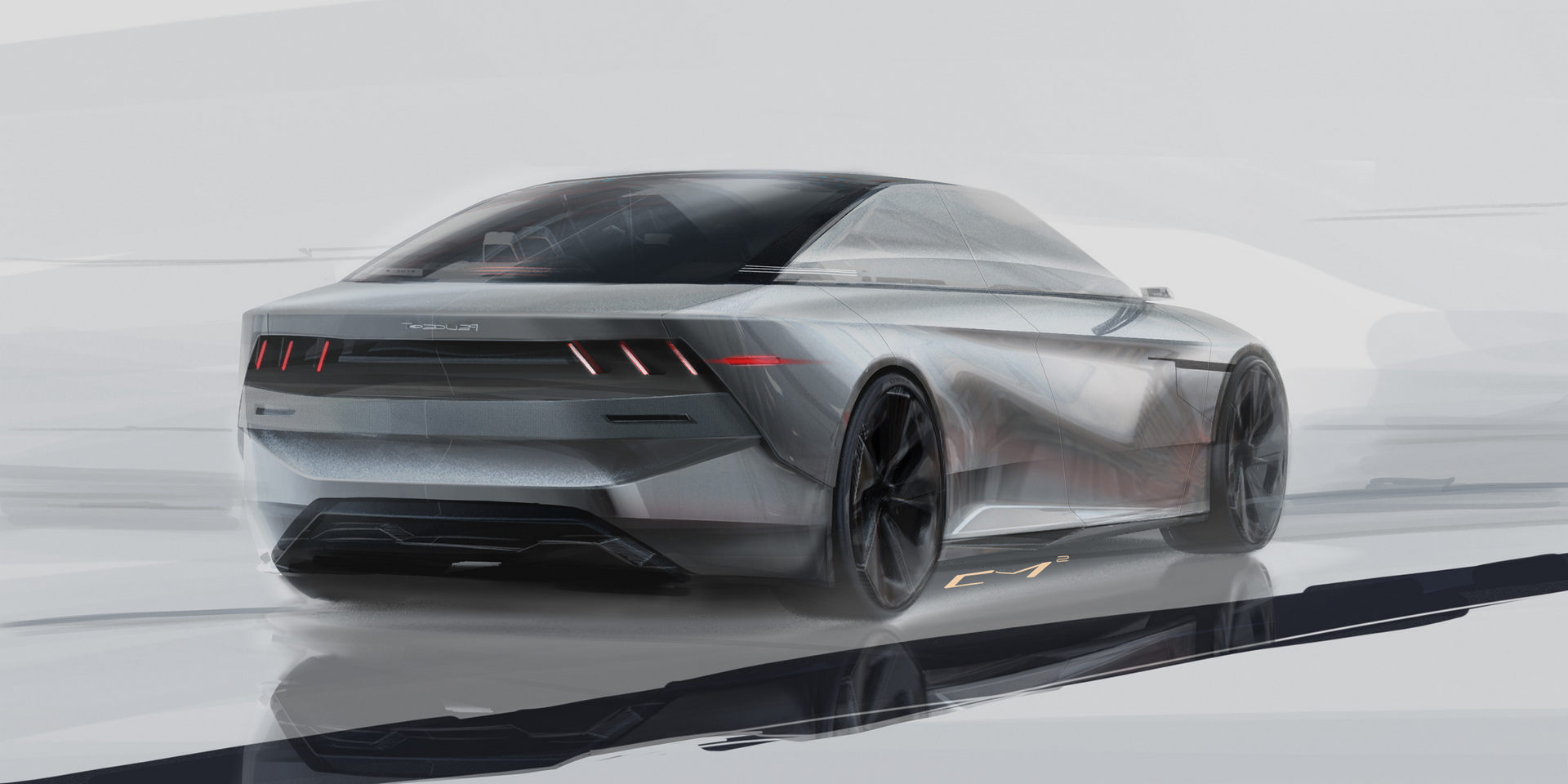 Peugeot 605 Presence Is A Chilean Designer’s Render For A Flagship Luxury Electric Sedan