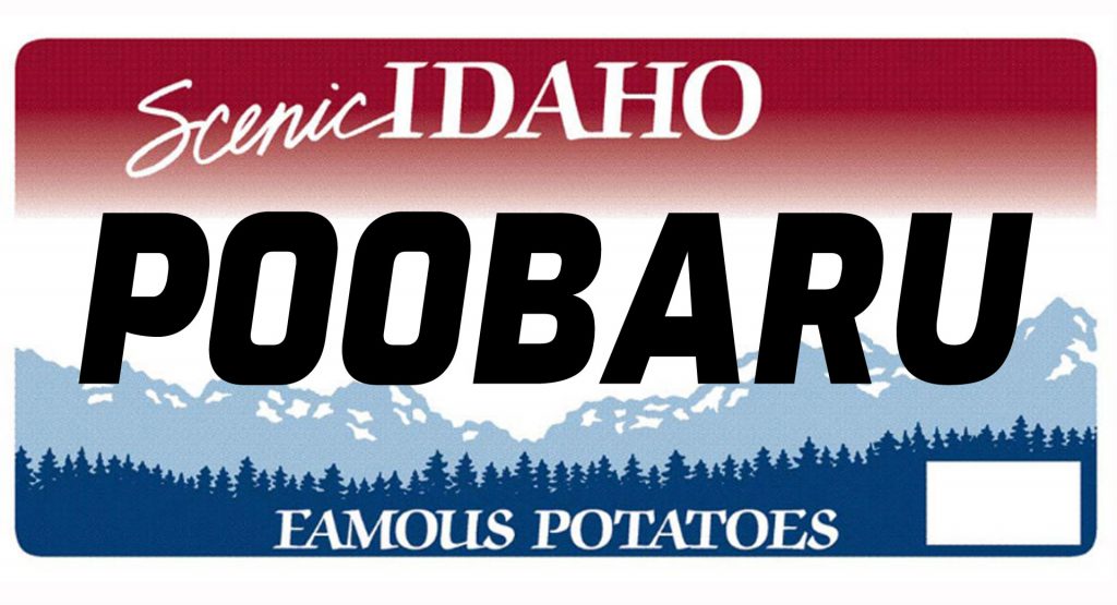  Idaho Rejected Over 250 Vanity Plates This Year, Including P00BARU