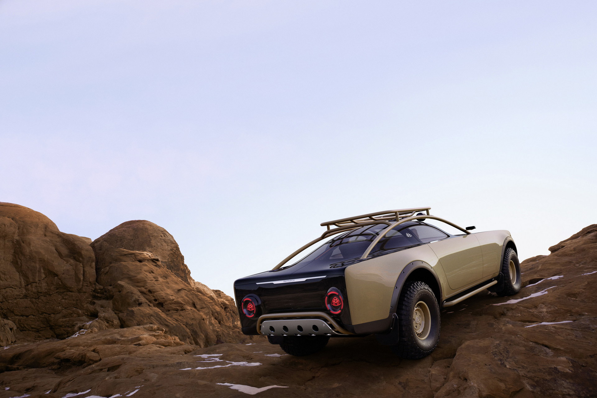 Project Maybach x Virgil Abloh Concept Is A Strange Off-Road Coupe With An External Roll Cage