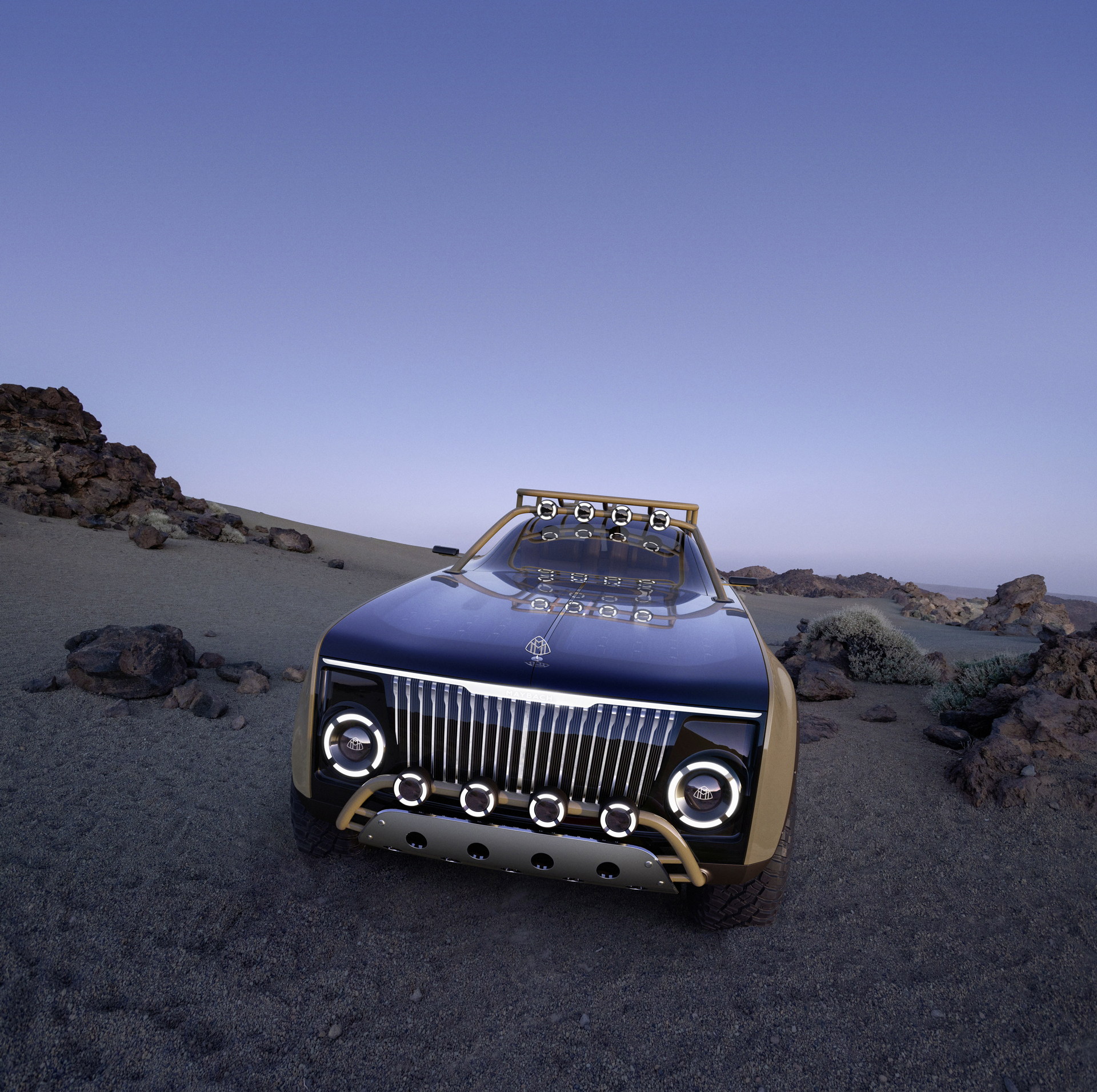 Project Maybach x Virgil Abloh Concept Is A Strange Off-Road Coupe With An External Roll Cage