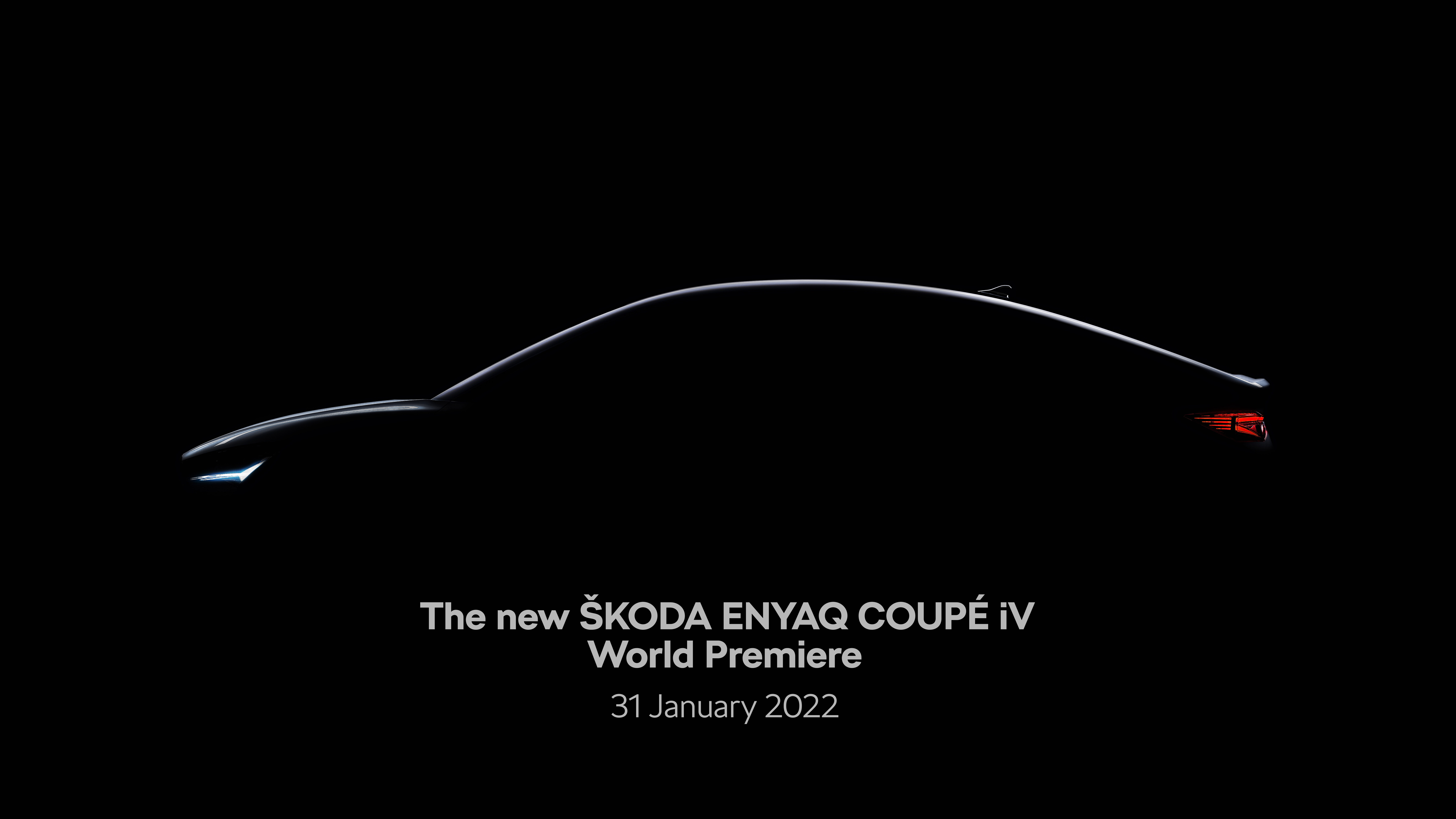 Skoda Enyaq Coupé iV Shows Aerodynamic Shape Ahead Of January 31 Debut
