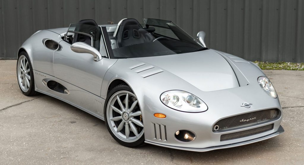 Be The Talk Of Your Town With This Low-Mileage 2006 Spyker C8 Spyder