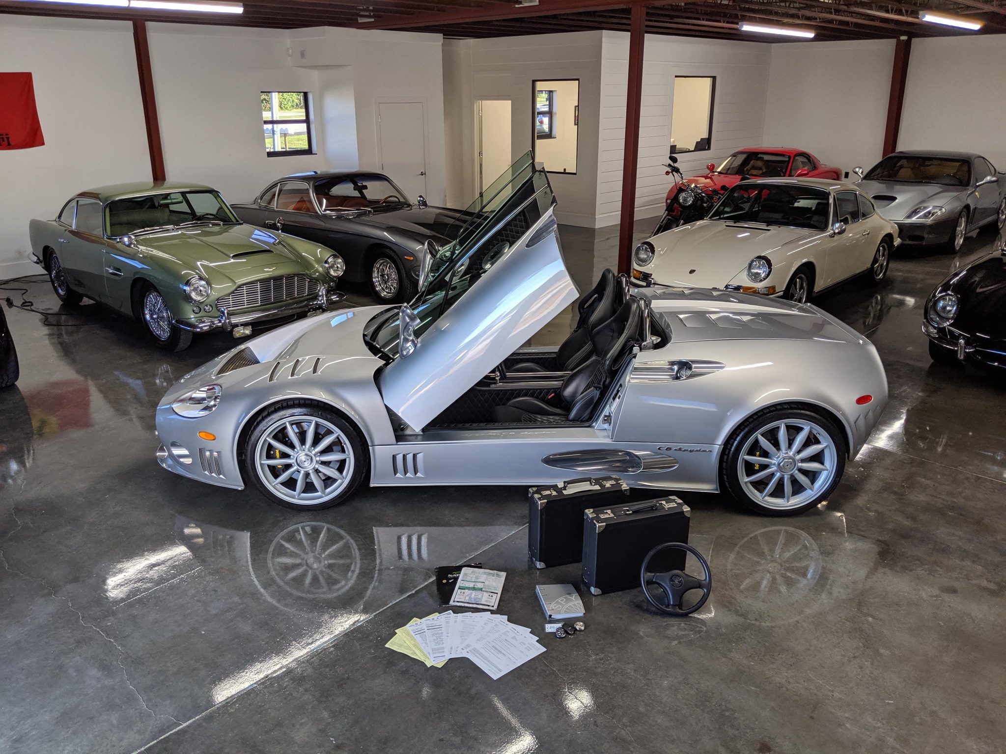 Be The Talk Of Your Town With This Low-Mileage 2006 Spyker C8 Spyder