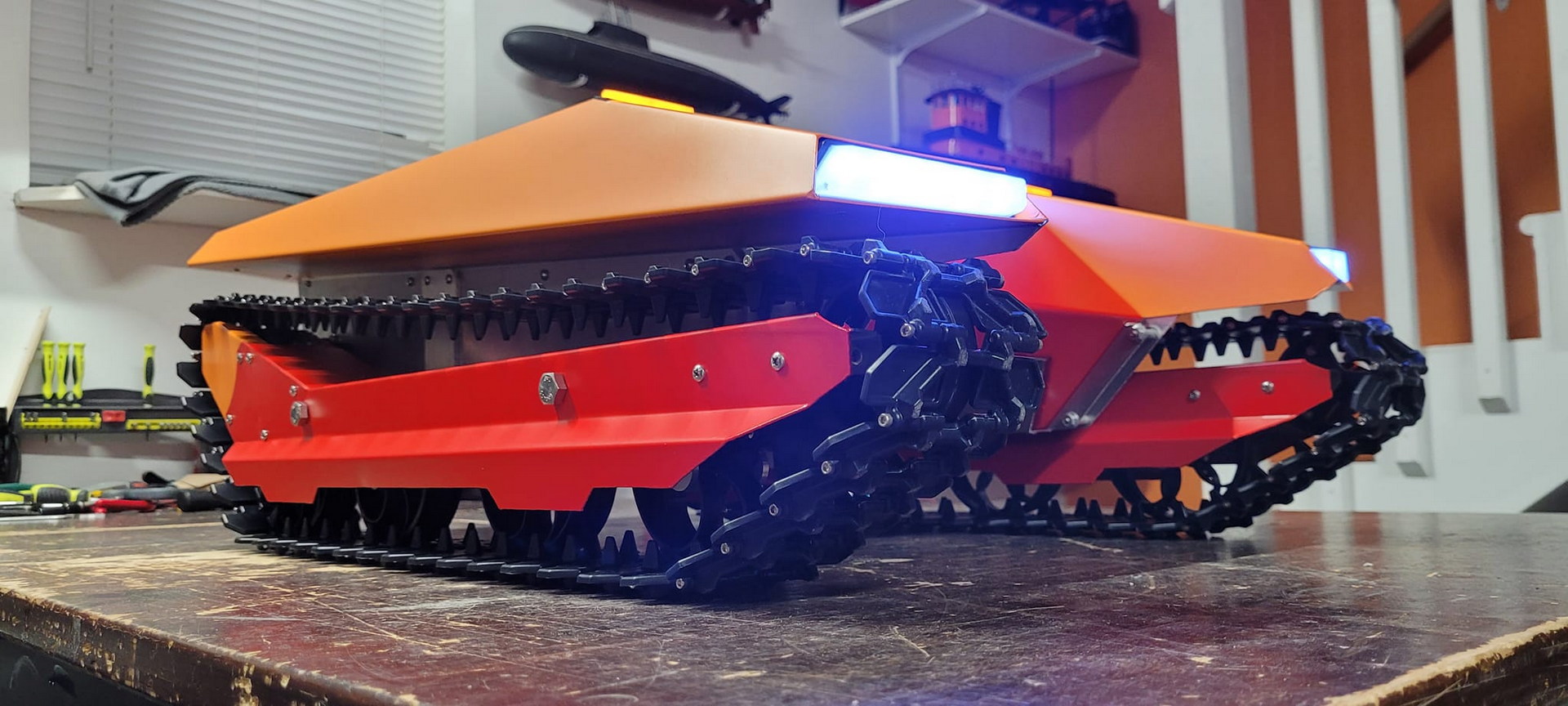 CyberKAT Is A Cybertruck-Inspired Remote Controlled Snowcat That’ll Soon Come With A Snowblower