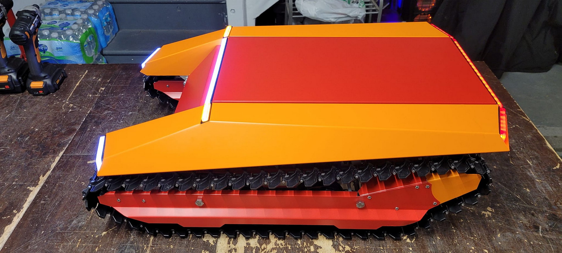 CyberKAT Is A Cybertruck-Inspired Remote Controlled Snowcat That’ll Soon Come With A Snowblower