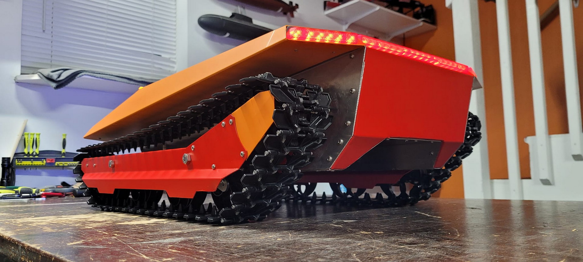 CyberKAT Is A Cybertruck-Inspired Remote Controlled Snowcat That’ll Soon Come With A Snowblower