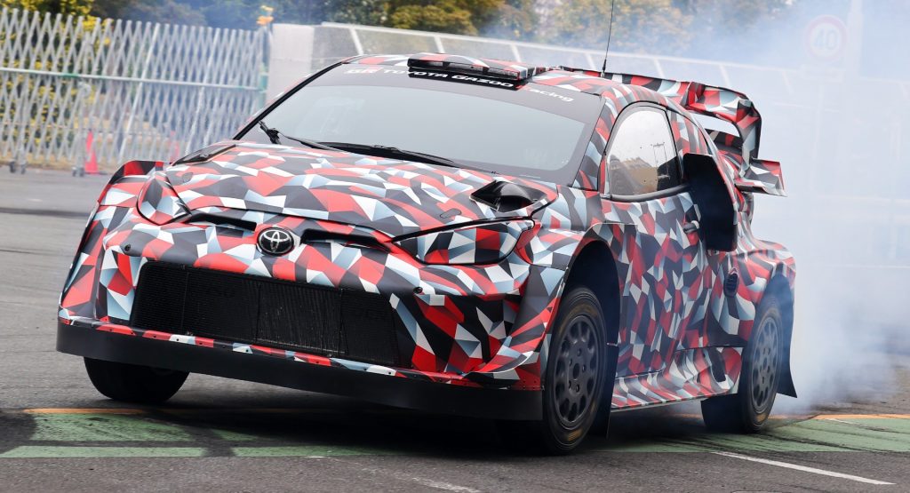  Toyota GR Yaris Rally1 Previewed For WRC With Massive Side Intakes