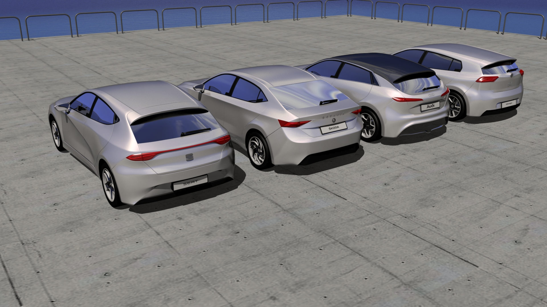 What Do You Think Of This Artist’s Next-Gen VW Golf, Audi A3, Seat Leon, And Skoda Octavia Renders?