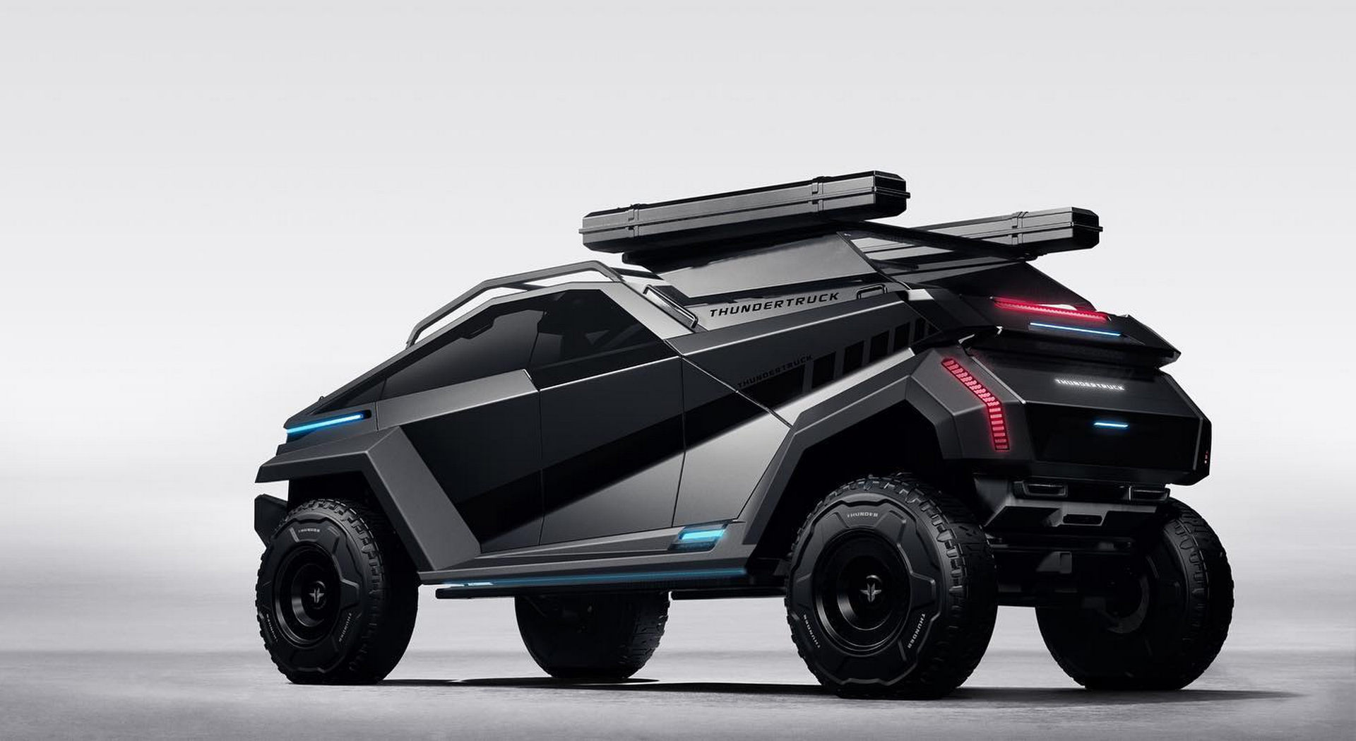 Thundertruck Is A Wild EV Concept With Solar ‘Bat Wings’ Created By An Ad Agency