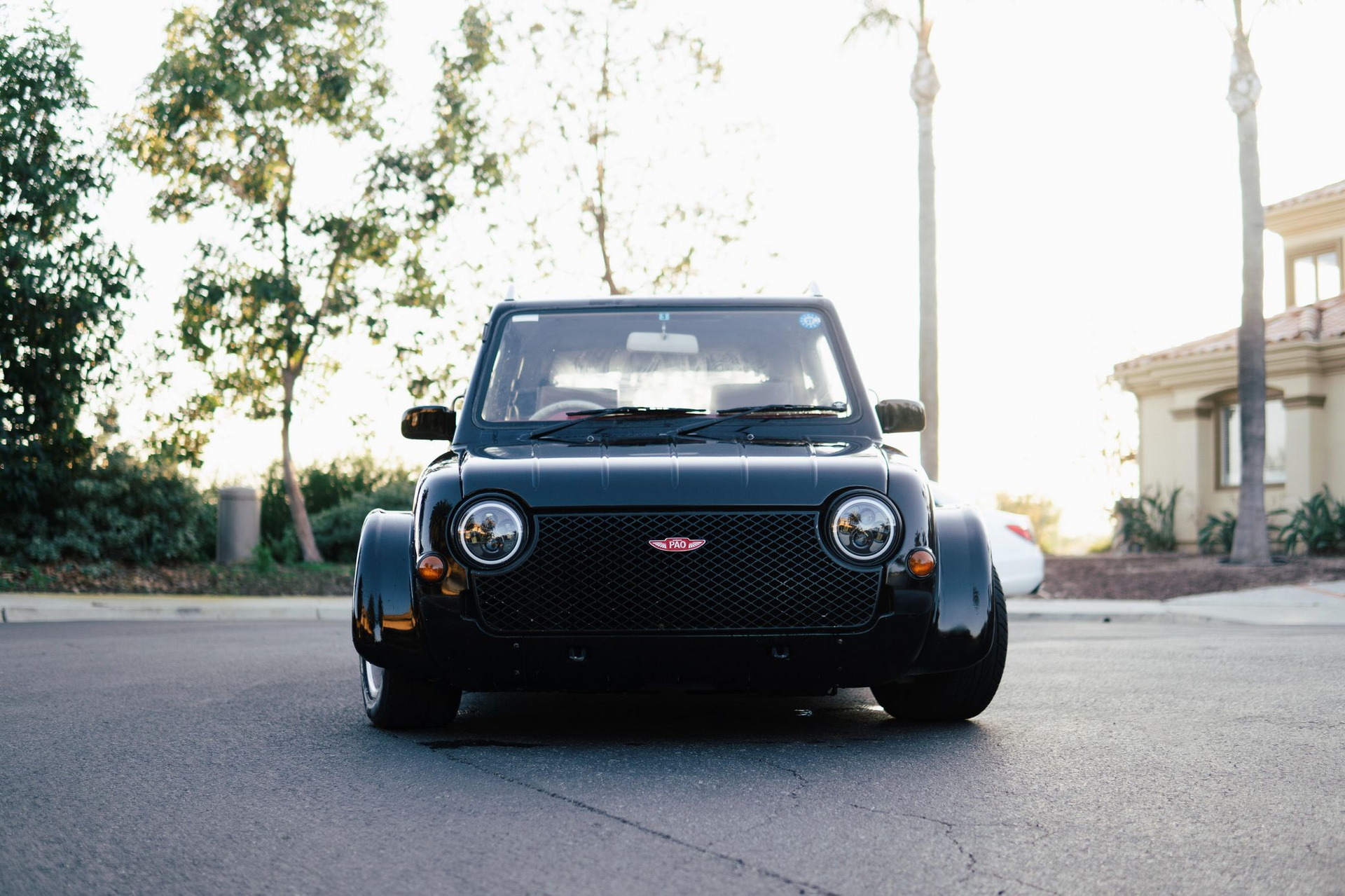 This Modified Nissan Pao Is Simultaneously Aggressive And Adorable