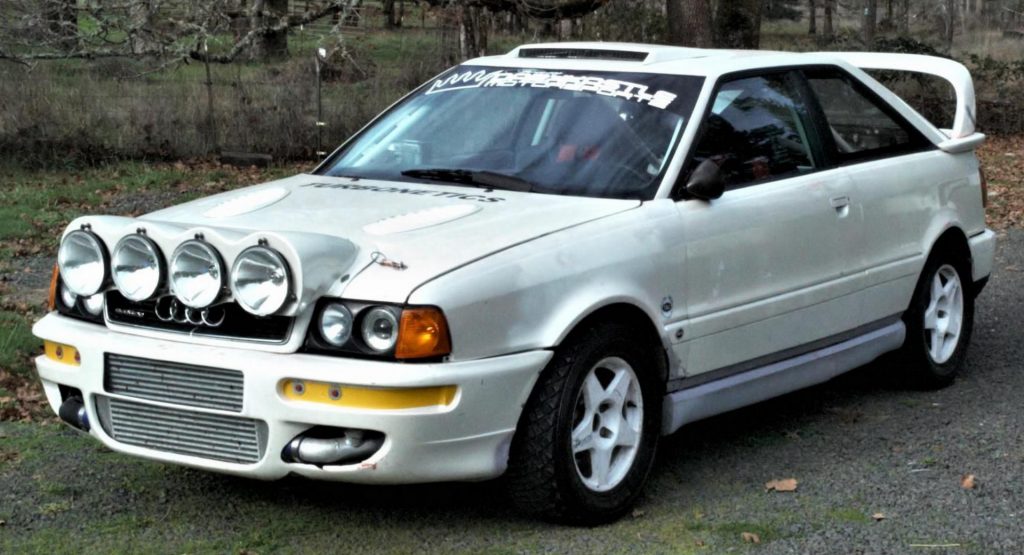  Rally-Spec 1990 Audi Coupe Quattro Is Ready To Hit The Nearest Special Stage