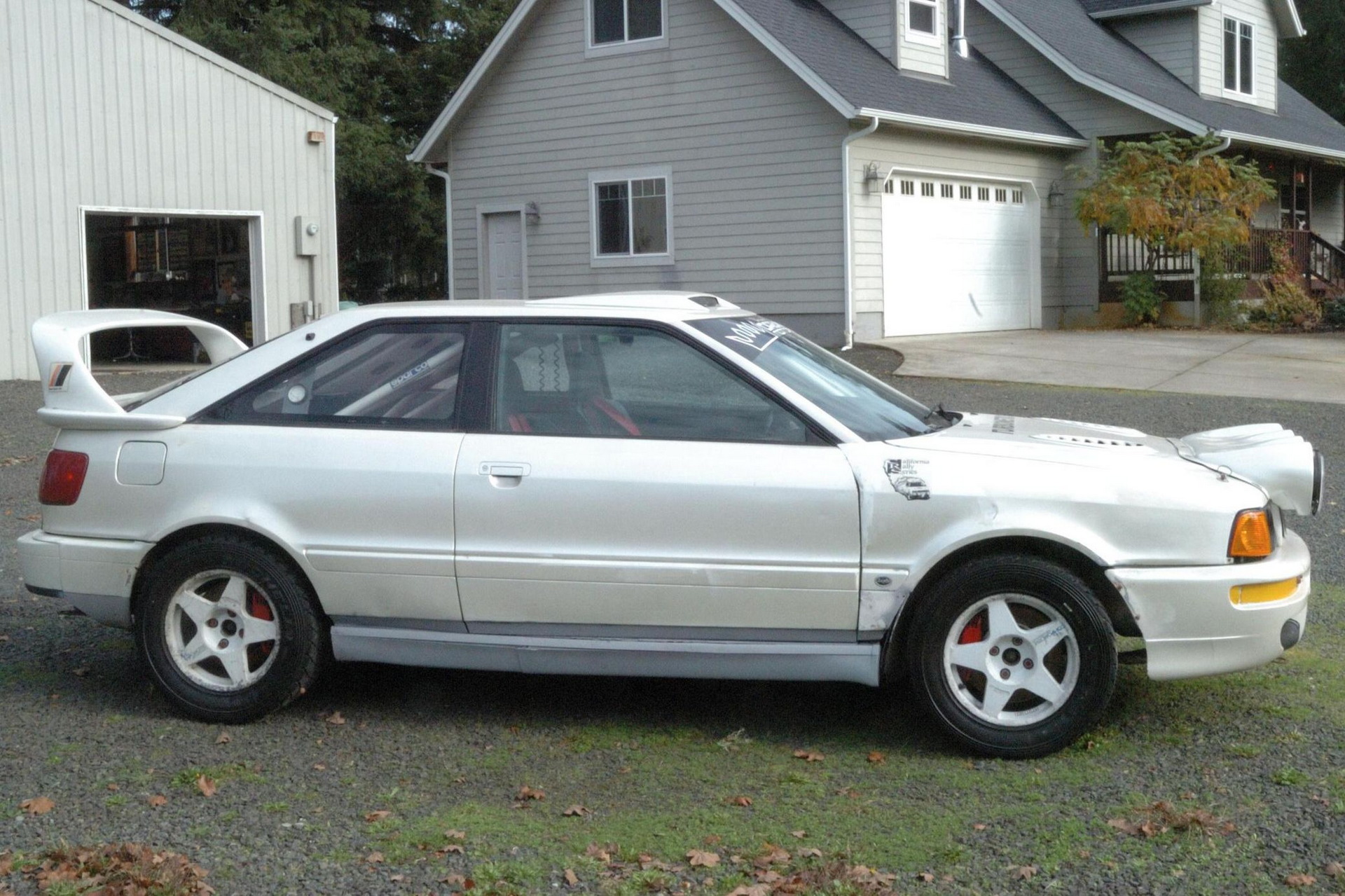 Rally-Spec 1990 Audi Coupe Quattro Is Ready To Hit The Nearest Special Stage