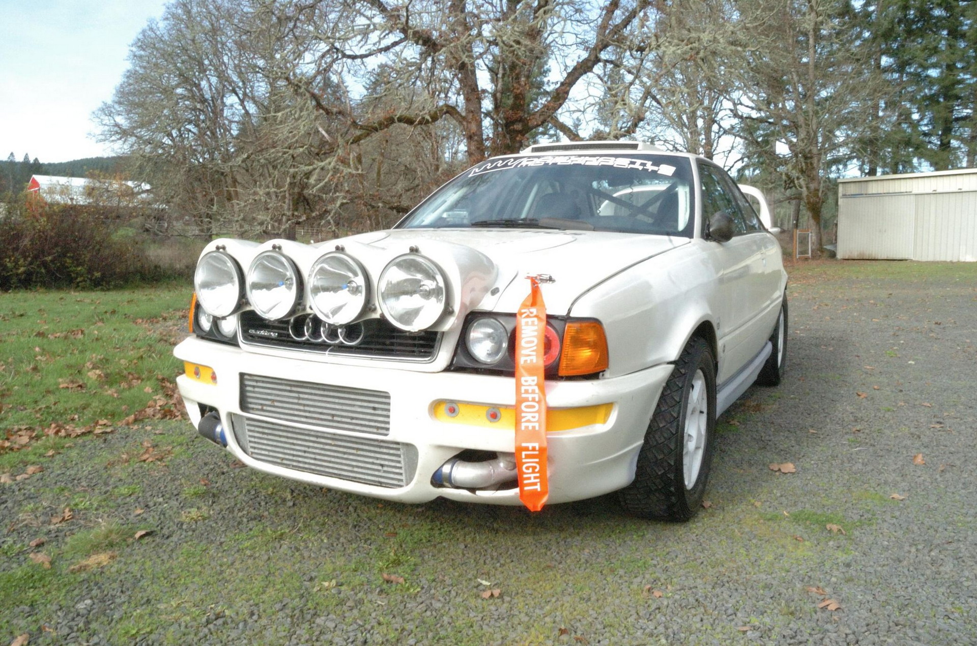 Rally-Spec 1990 Audi Coupe Quattro Is Ready To Hit The Nearest Special Stage