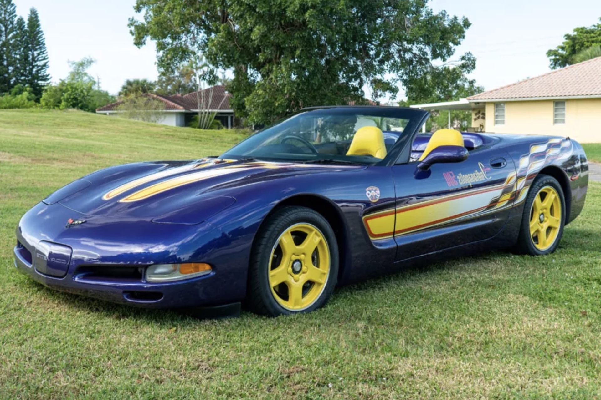 Turn Heads (And Stomachs) With The Eyeball-Burning 1998 Corvette Pace Car