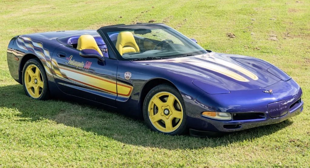  Turn Heads (And Stomachs) With The Eyeball-Burning 1998 Corvette Pace Car