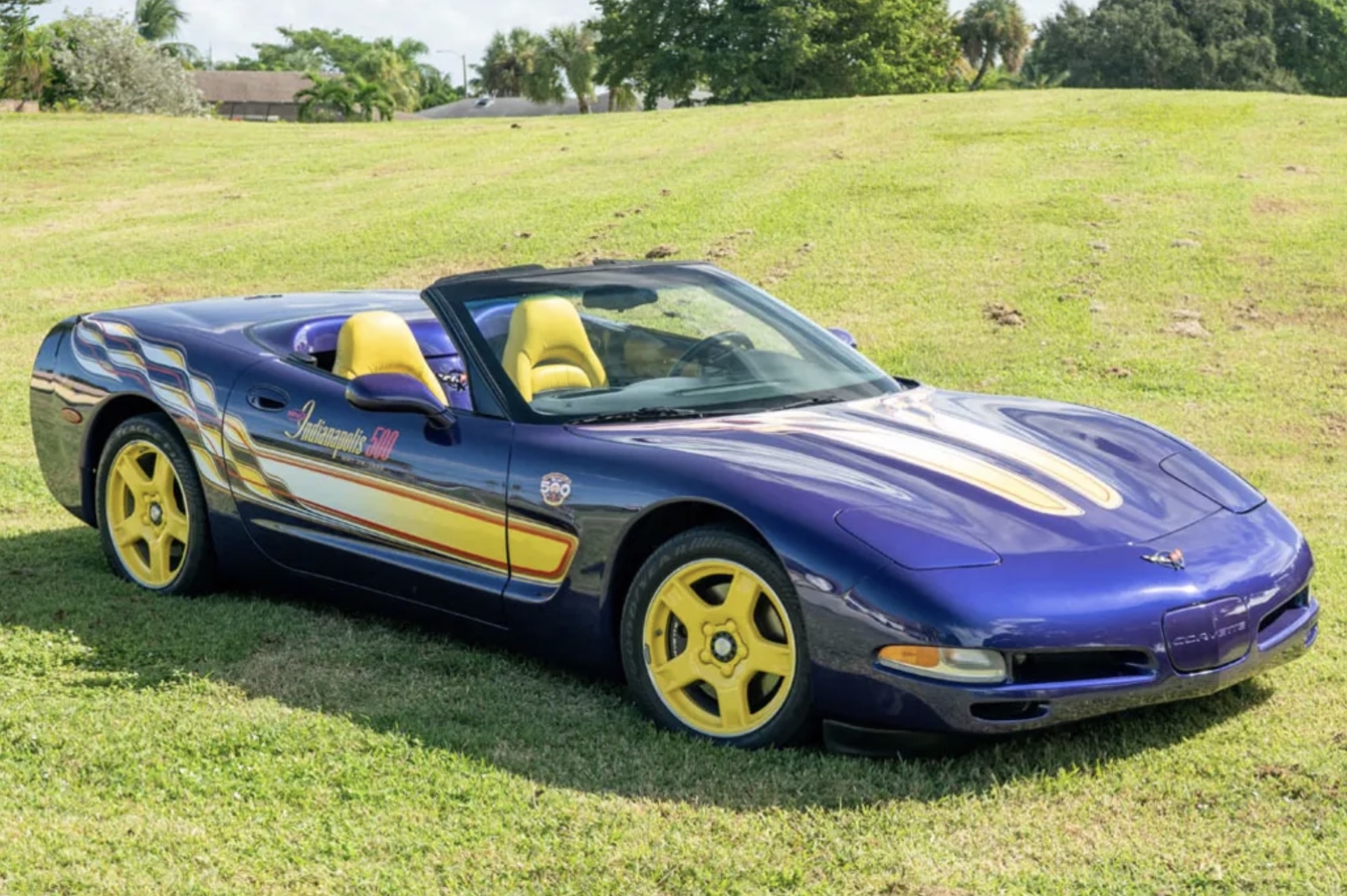 Turn Heads (And Stomachs) With The Eyeball-Burning 1998 Corvette Pace Car
