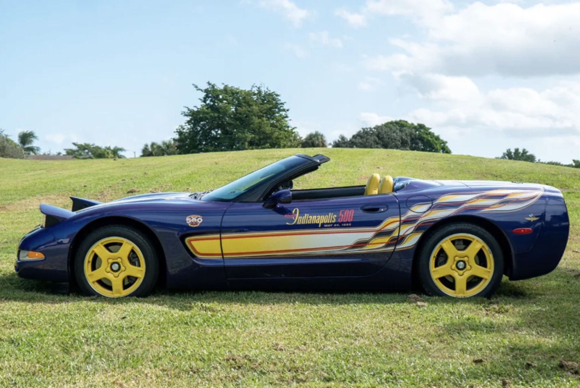 Turn Heads (And Stomachs) With The Eyeball-Burning 1998 Corvette Pace Car