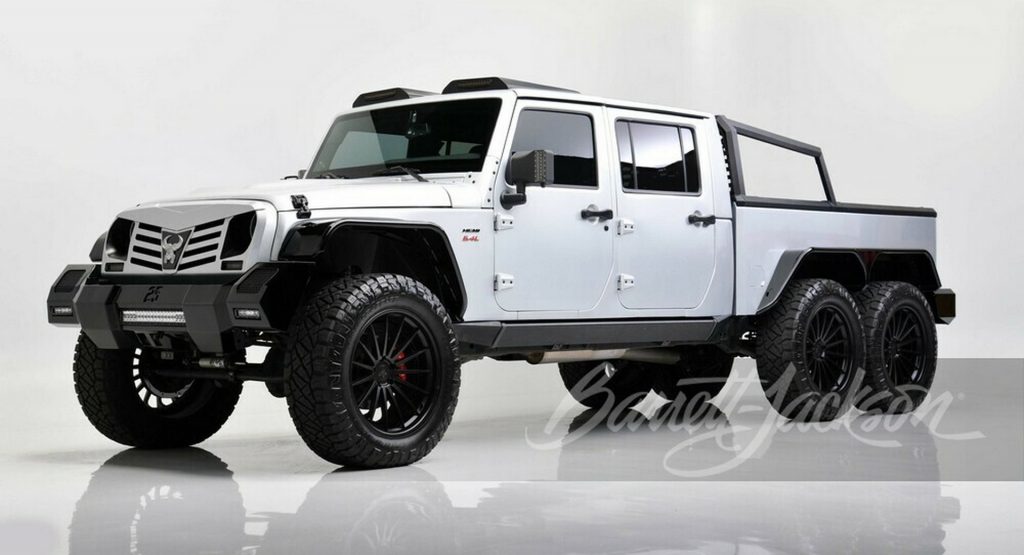  Forget The Gladiator, Buy This Hemi-Powered 2012 Jeep Wrangler 6×6 Pickup Instead