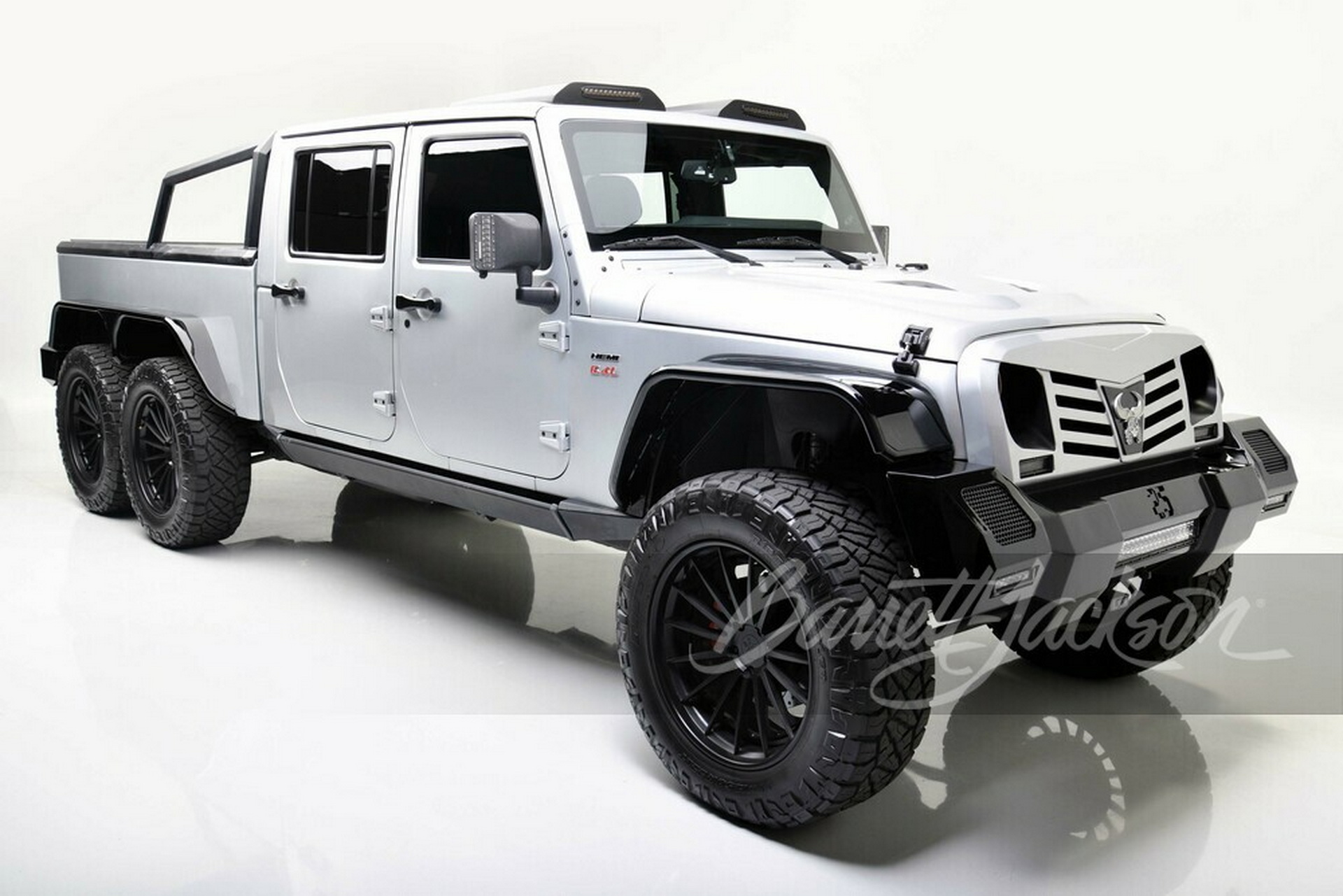 Forget The Gladiator, Buy This Hemi-Powered 2012 Jeep Wrangler 6×6 Pickup Instead