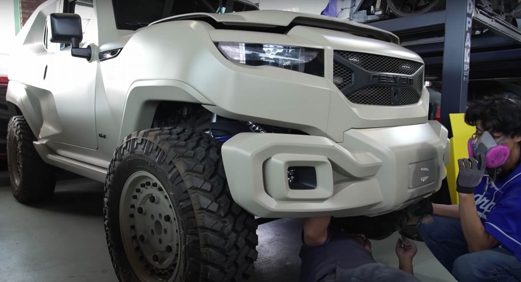  Would You Be Cool If The Bumper Fell Off Your $259K Bulletproof Rezvani Tank?