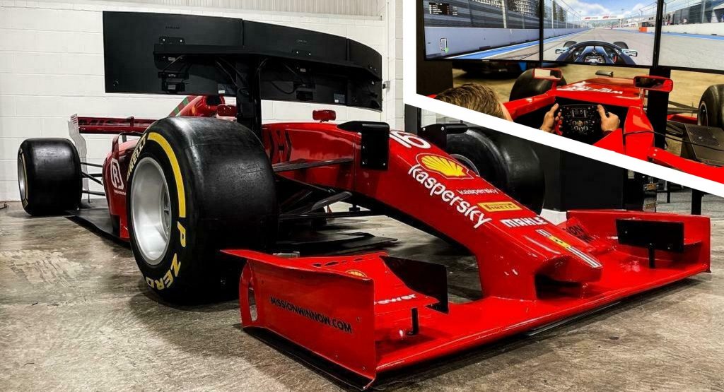 This Slightly Used Ferrari F1 Simulator From 2021 Will Cost You $55K