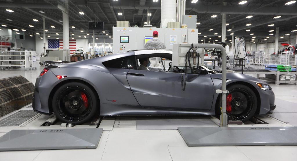 Acura Begins Production Of The 2022 Acura NSX Type S In Ohio