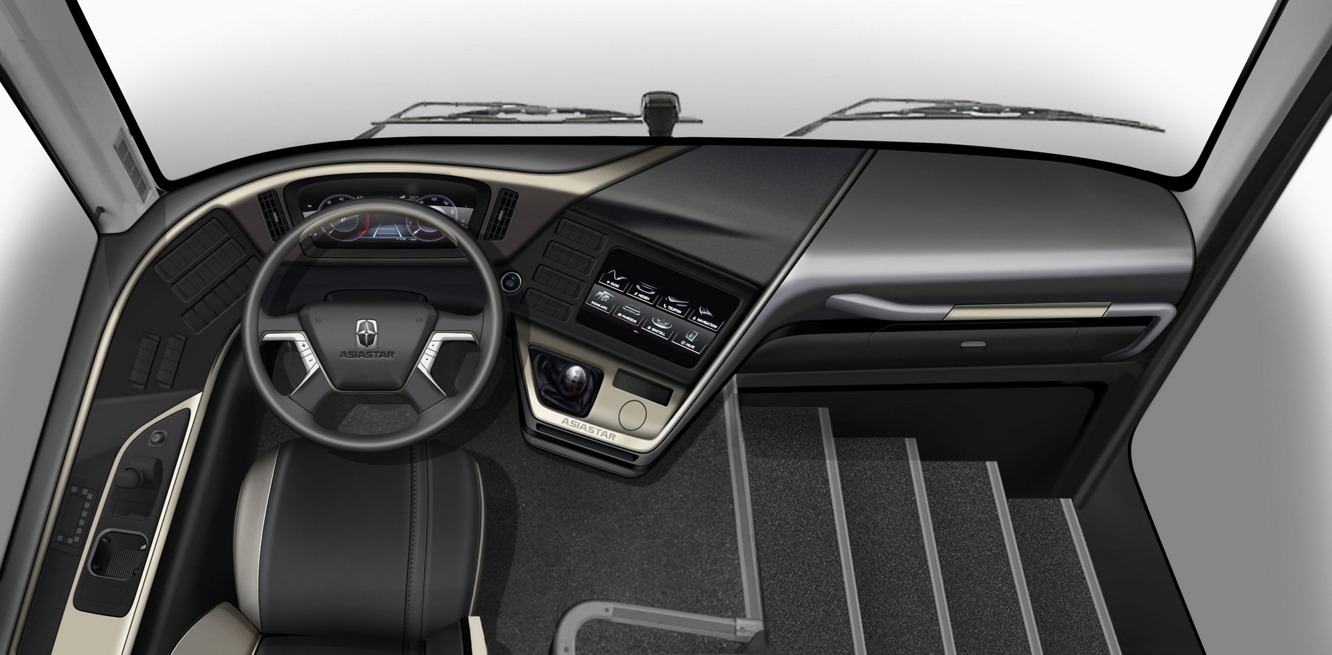 The Asiastar X9-3 Combines The Best Of Chinese Bus Making With Pininfarina Design