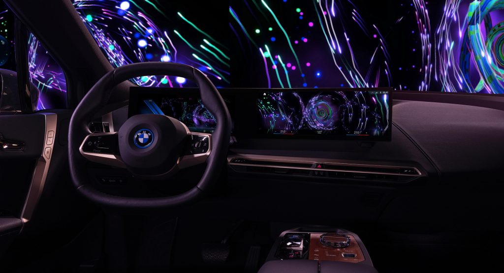 BMW Will Add “Quantum Garden” Digital Art Mode To Its Vehicles In 2022