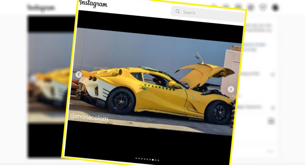 Try Not To Weep At This Graveyard Of Ferrari 812 Competizione Crash Test Cars