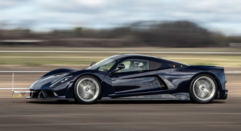  Watch The Hennessey Venom F5 Unleash 1,817 Horsepower And Go Over 250 MPH