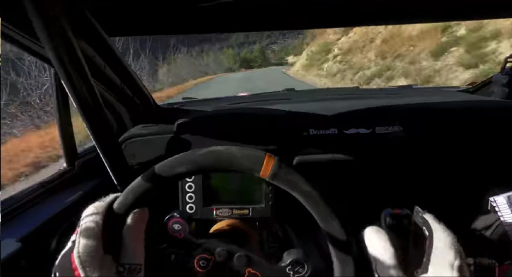  Go Flat Out On A Stage Of The Monte Carlo Rally With POV Helmet Cam