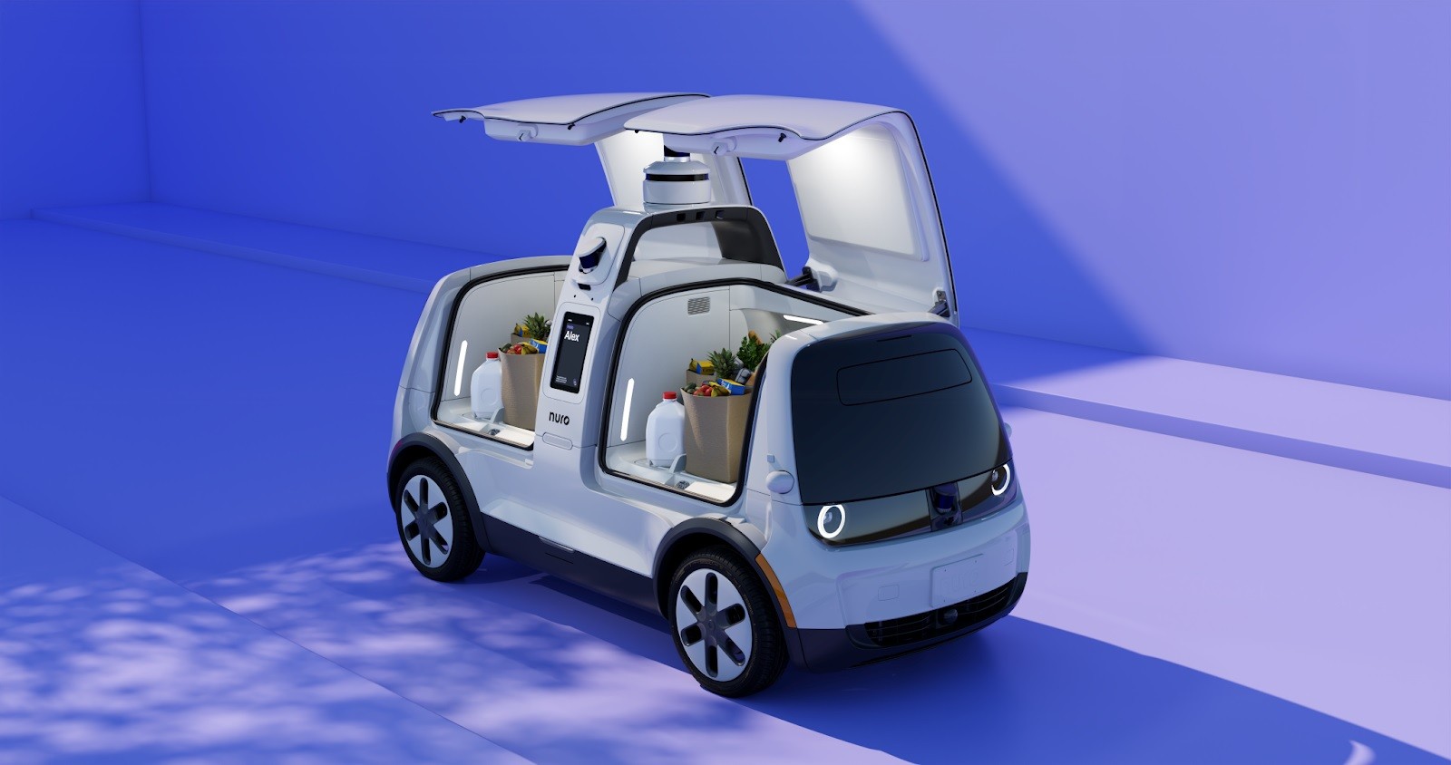 Nuro Introduces Third-Gen Autonomous Delivery Vehicle, Features Sleeker Styling And External Air Bag