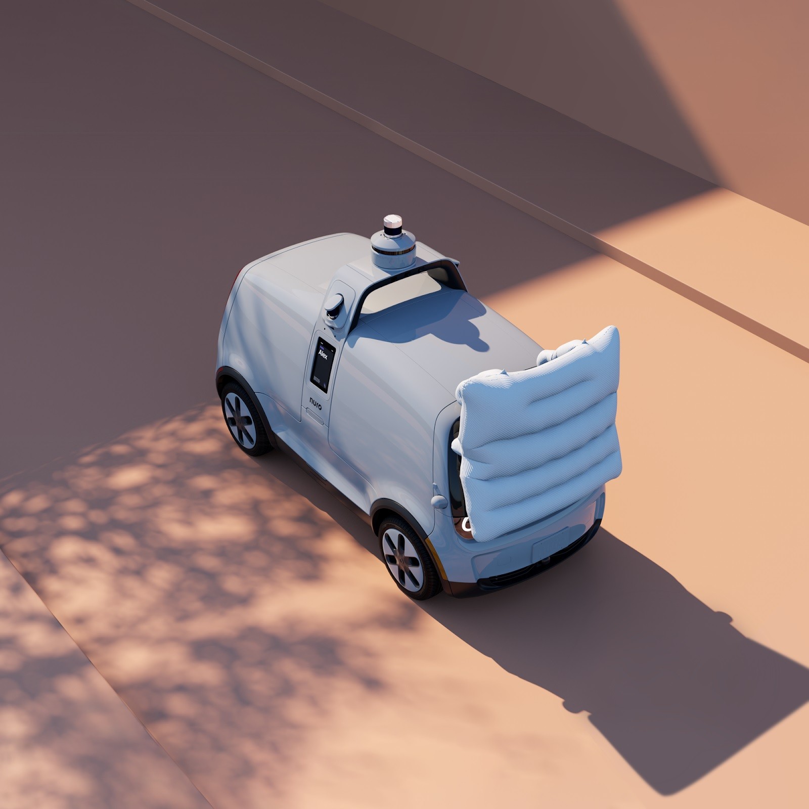 Nuro Introduces Third-Gen Autonomous Delivery Vehicle, Features Sleeker Styling And External Air Bag