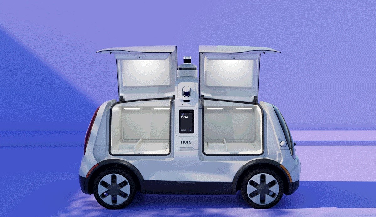 Nuro Introduces Third-Gen Autonomous Delivery Vehicle, Features Sleeker Styling And External Air Bag