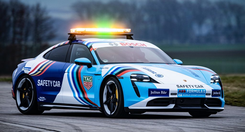  The Porsche Taycan Is Formula E’s New Safety Car For The 2022 Season