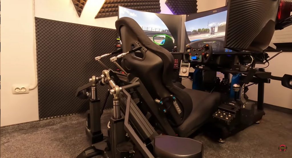  Ex-Rimac Engineer’s Homemade Motion Rig Makes Sim Racing As Realistic As Possible